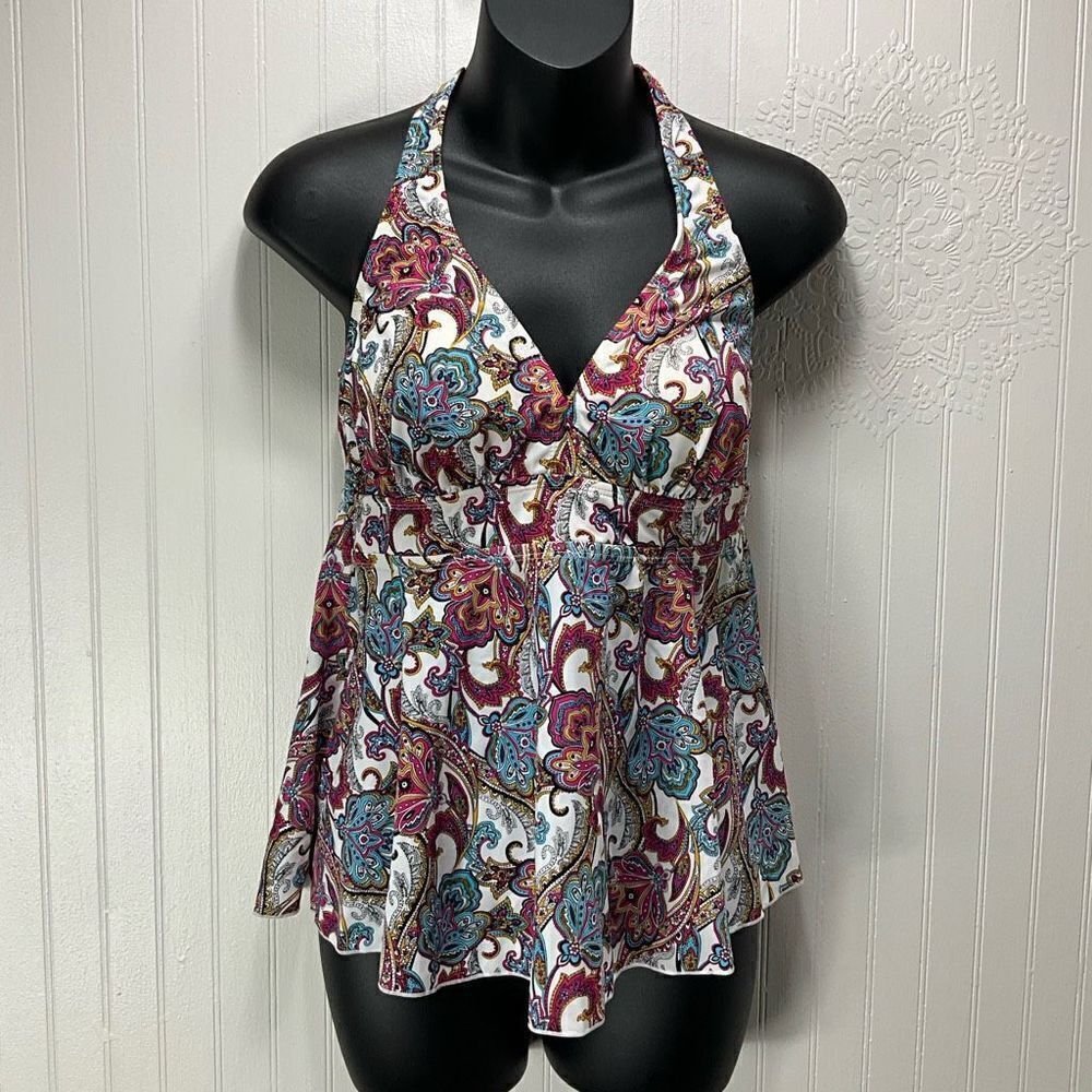 A SHORE FIT Tankini Top